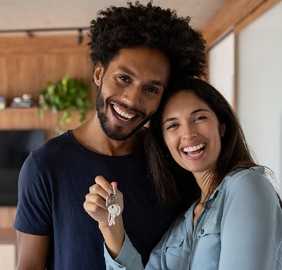 Happy Couple Burlington New Home