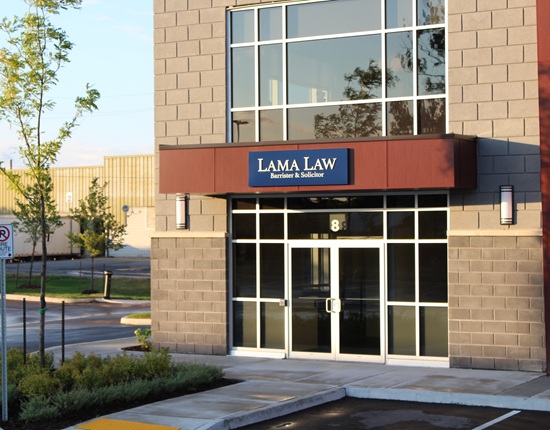 Lama Law Head Office Oakville